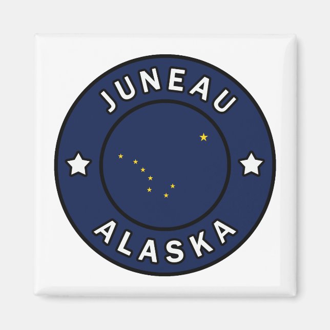 Juneau Alaska Magnet (Framsidan)