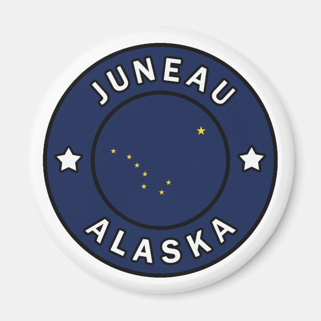Juneau Alaska Magnet (Framsidan)