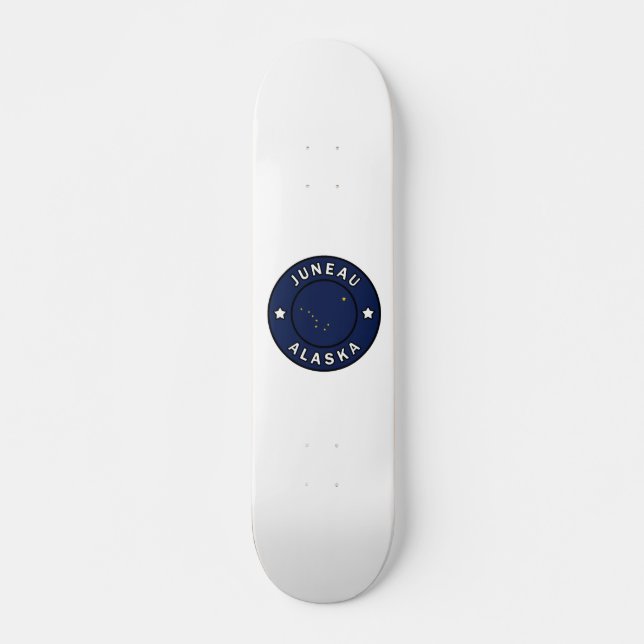 Juneau Alaska Mini Skateboard Bräda 18,5 Cm (Framsida)