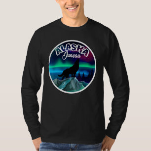 Juneau Alaska Norrsken Varg T Shirt
