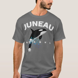 JUNEAU ALASKA Orca Killer Whale Family Travel T Shirt