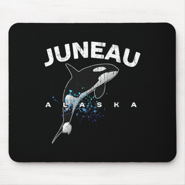 Juneau Alaska Orca Späckhuggare Val Enthusiast Sem Musmatta (Framsidan)
