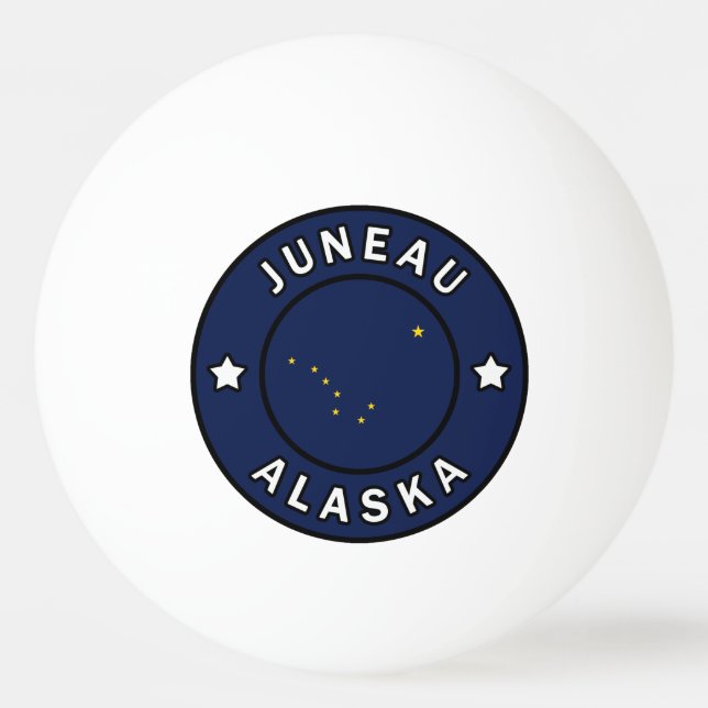 Juneau Alaska Pingisboll (Framsidan)