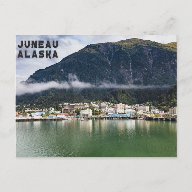 Juneau Alaska Postcard Vykort (Framsida)