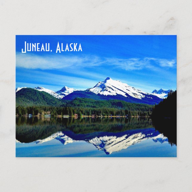 Juneau, Alaska Postcard Vykort (Framsida)