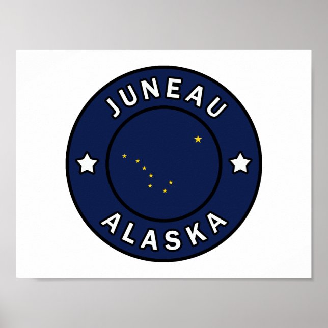 Juneau Alaska Poster (Framsidan)