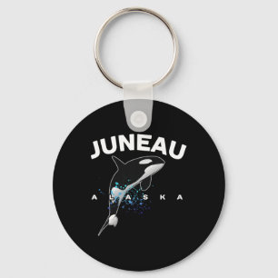 Juneau Alaska Späckhuggare Orca Valutflykt Camping Nyckelring