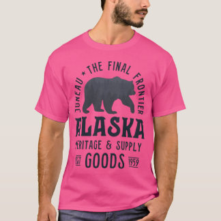 Juneau Alaska Tröja Björn Den Sista Gränsen Familj
