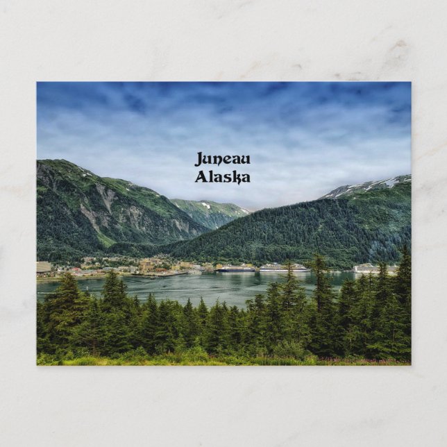 Juneau, Alaska Vykort (Framsida)