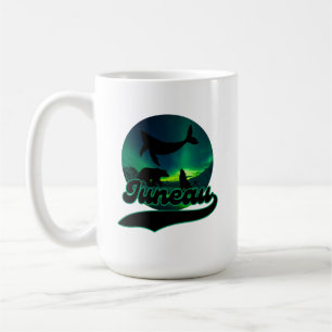 Juneau Alaska Whale Varg Bear Aurora Northern AK Kaffemugg