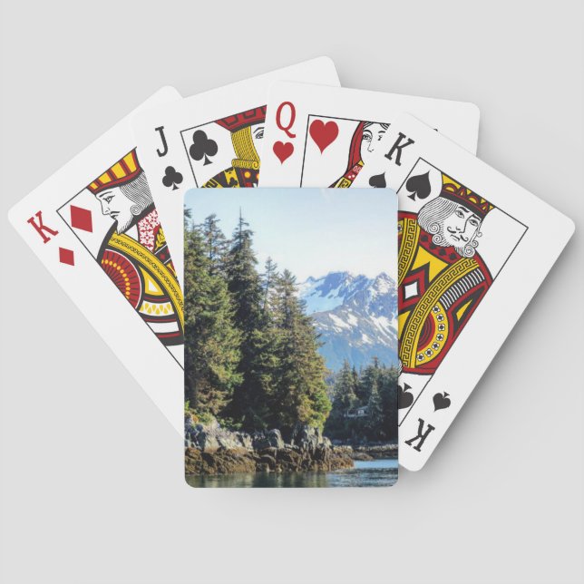 Juneau som leker kort kortlek (Baksidan)