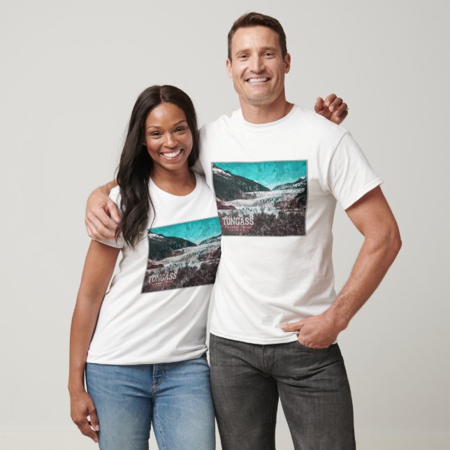 JUNEAU - TONGASS - MENDENHALL GLACIER - ALASKA US T SHIRT (Unisex)