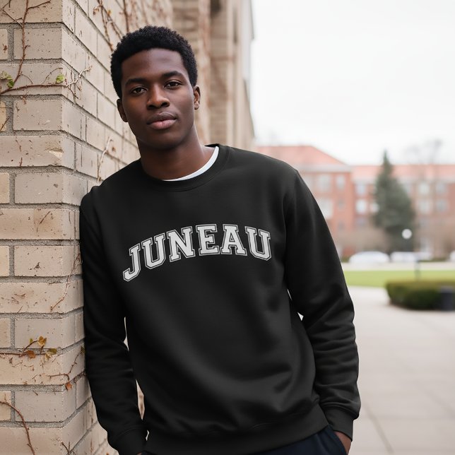 JUNEAU Universitetsstilsvärmare Amerika College Lång Ärmad Tröja (Skapare uppladdad)