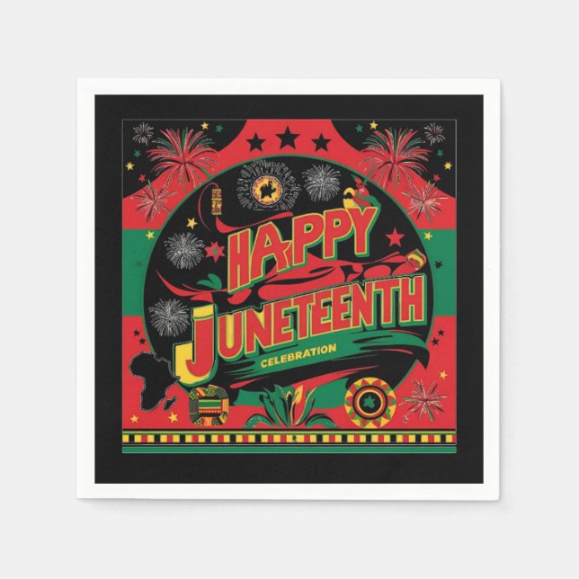 Junelfte Cocktail Napkins Pappersservett (Framsidan)