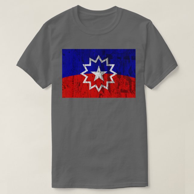 Junelfte Flagga Disted T Shirt (Design framsida)