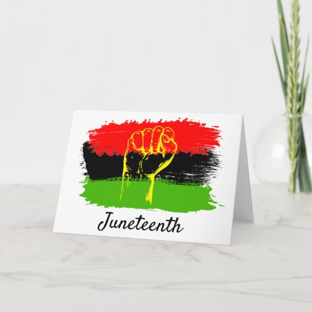 Junelfte Independence day Kort (Framsida)