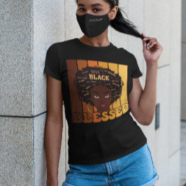 Junelfte Melanin Black African American Girl T Shirt