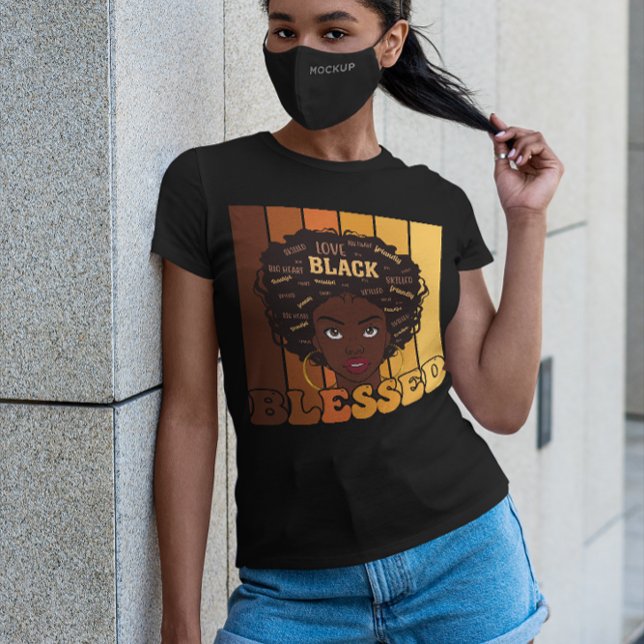 Junelfte Melanin Black African American Girl T Shirt (Skapare uppladdad)