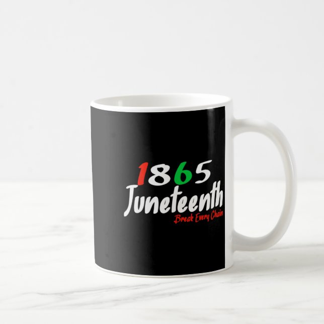 junenth 1865 bryt varje kedja melanin svart fr kaffemugg (Höger)