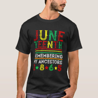 Junenth 1865 Minner mina förfäder Junenth T Shirt