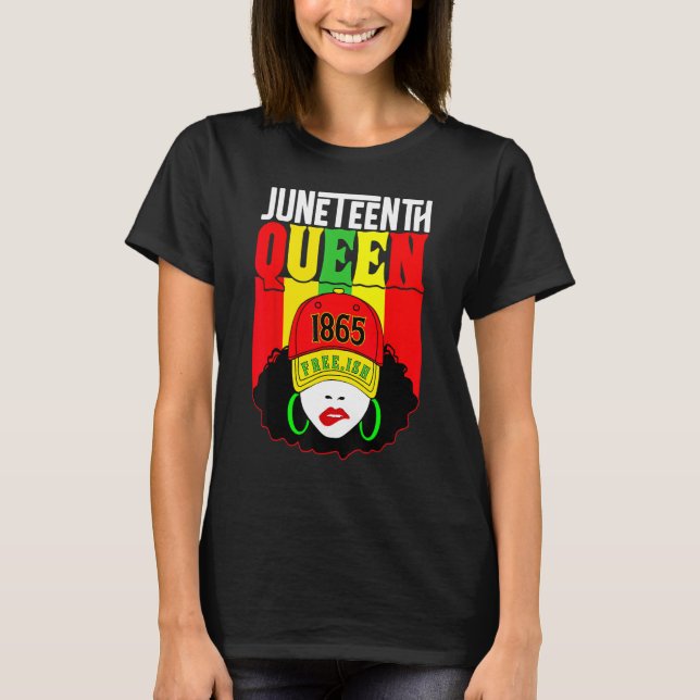 Junenth Is The Real Independence Day 1865 Freedom  T Shirt (Framsida)