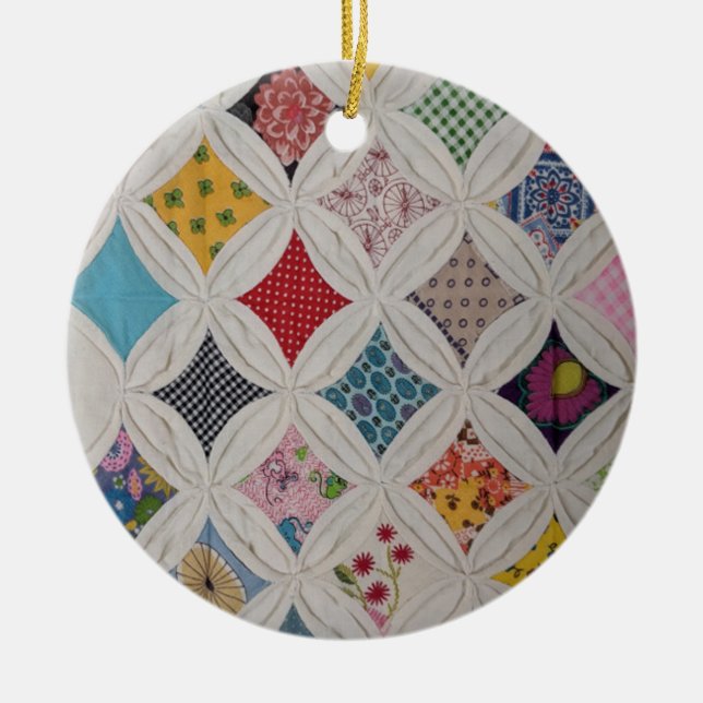 Junes katedralfönster - quilt ornament (Framsidan)