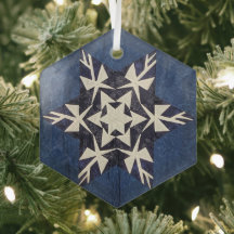 Junes snöflingande ornament