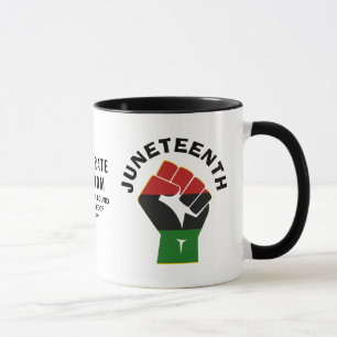 JUNETEENDE Anpassningsbarna Firar Freedom Mugg
