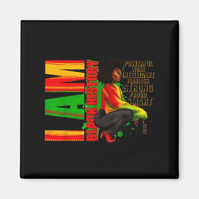 juneteenth 1865 afroamerikansk frihet svart hans magnet (Framsidan)