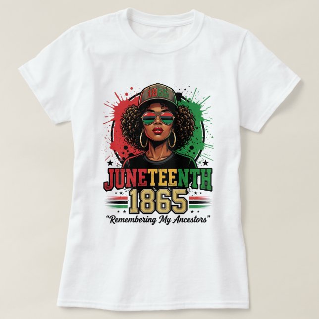 Juneteenth 1865 Bryter Varje Kedja Tröja för Män (Design framsida)