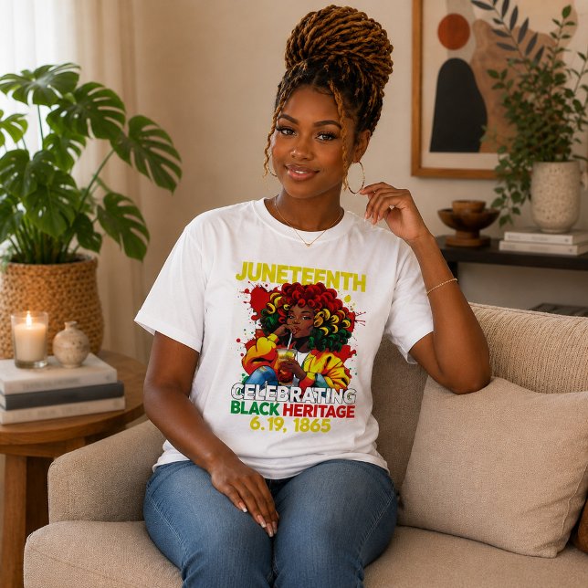 Juneteenth 1865 firande svart kulturarv t shirt (Skapare uppladdad)