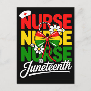 Juneteenth 1865 Frihetsdag Svart Historia Helg Vykort
