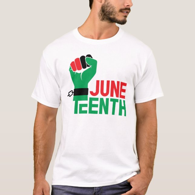 Juneteenth 1865 Frihetsdag T Shirt (Framsida)
