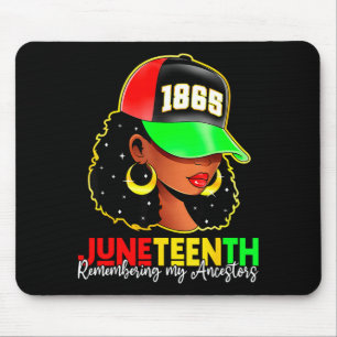 Juneteenth 1865 minns förfäder svart stolthet musmatta
