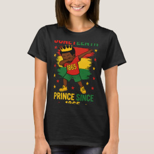 Juneteenth 1865 Småbarn Pojke Dabba Prince Afro B T Shirt