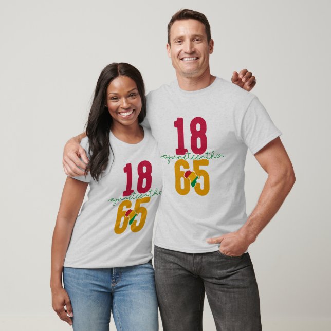 Juneteenth 1865 - Svart historia T Shirt (Unisex)