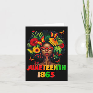 Juneteenth 1865 T-shirts för Kvinnor som Firar Sva Kort