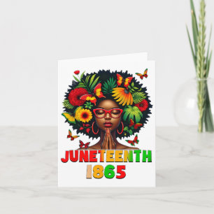 Juneteenth 1865 Tröjor Kvinnor Celebrerar Svarta F Kort