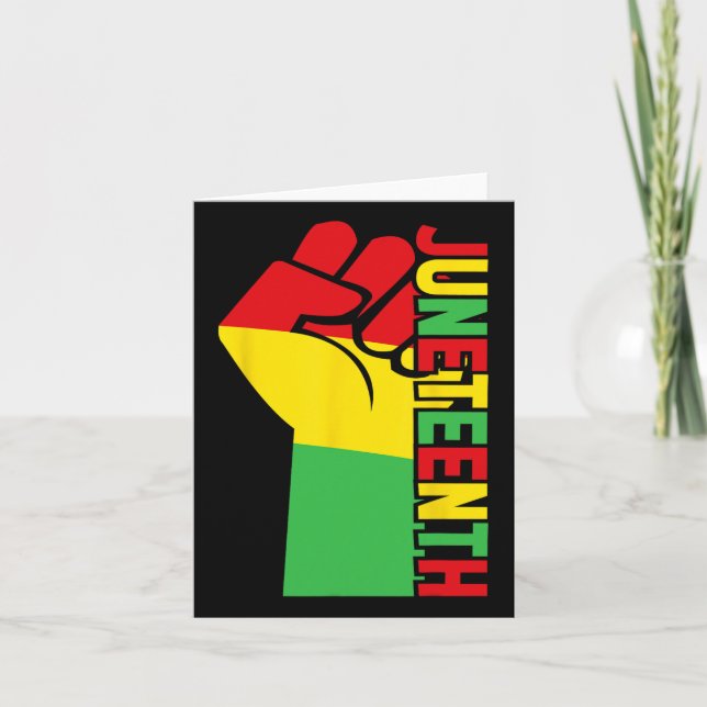 Juneteenth 1  kort (Framsida)