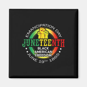 Juneteenth afroamerikansk frihet 1865 svarta hans magnet