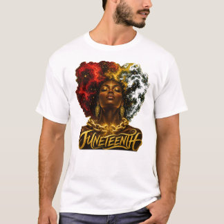 Juneteenth Afrofuturistisk Dröm: Kosmisk Frihet T Shirt