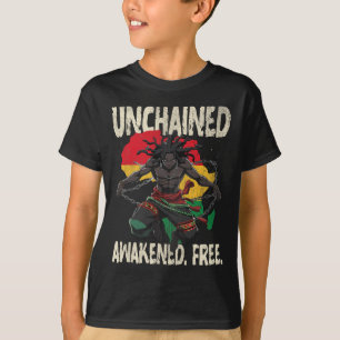 Juneteenth Anime Manga Karaktärer, Afrikansk Kultu T Shirt