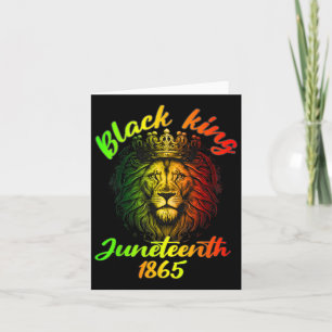 Juneteenth är min självständighetsdag Lejon Fri Is Kort