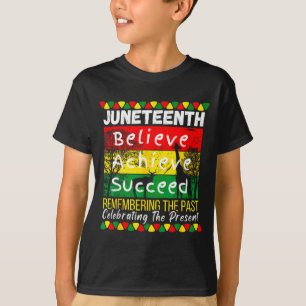 Juneteenth är självständighetsdag svart stolthet m t shirt