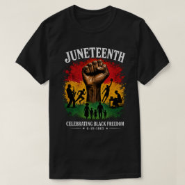 Juneteenth Black Freedom-firande Heritage T Shirt