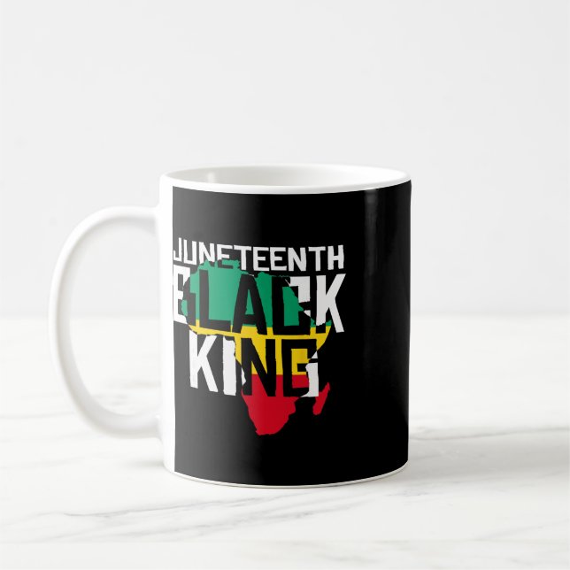 Juneteenth Black King  Kaffemugg (Vänster)