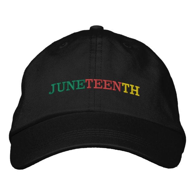 JUNETEENTH  BRODERAD KEPS (Framsida)