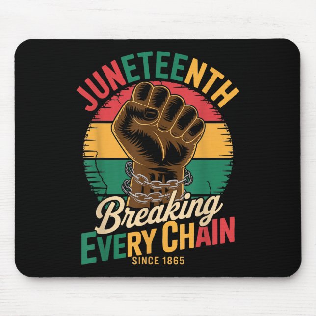 Juneteenth bryter varje kedja sedan 1865 afrikansk musmatta (Framsidan)