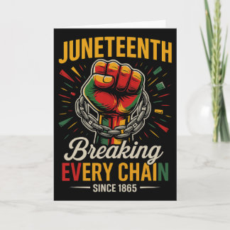 Juneteenth bryter varje kedja sedan 1865 frihet kort