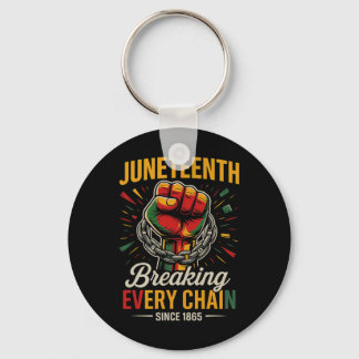 Juneteenth bryter varje kedja sedan 1865 frihet nyckelring